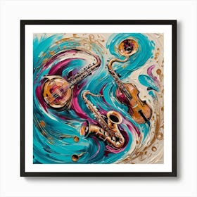 Jazz Music Art Print