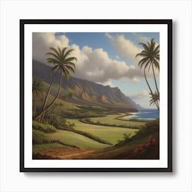 Hawaiian Landscape 1 Art Print