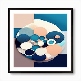 Abstract Circle Pattern Art Print