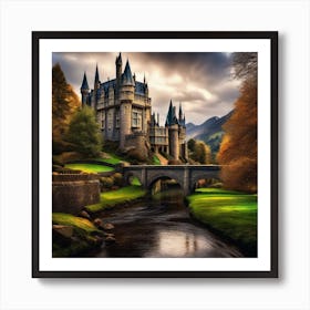 Hogwarts Castle 19 Art Print