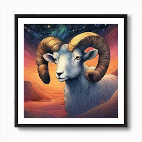 Ram 1 Art Print