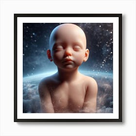 Dreaming Baby Art Print