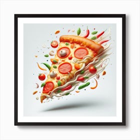 Pizza45 Art Print