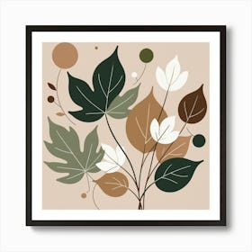 Autumn Leaves Art Print