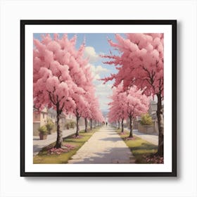 Cherry Blossoms 1 Art Print