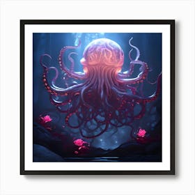 Octopus Art Print