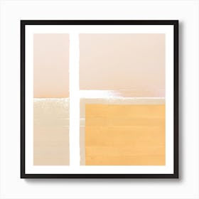 Ashes To Ashes Creme Art Print