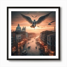Angel Of Venice 2 Art Print