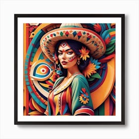 Mexican Girl 62 Art Print