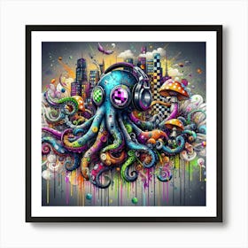 Octopus 23 Art Print