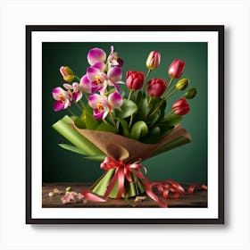 Bouquet Of Flowers 12 Art Print