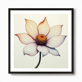 Lotus Flower Art Print