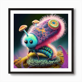 Psychedelic Creature 3 Art Print