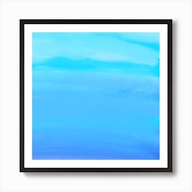 Abstract Of A Blue Sky Art Print
