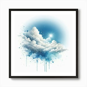 Sky And Clouds Art Print