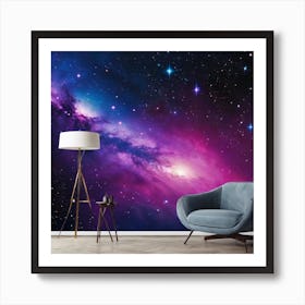 Galaxy Wall Mural Art Print