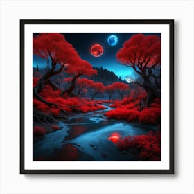 Alien Planet 1 Art Print