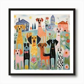 Puppy Love Palette 11 Art Print