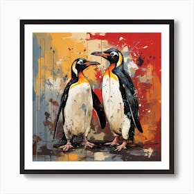 Penguins 11 Art Print