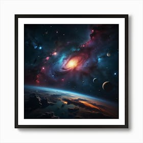 Unique Art Design Pictures Of Space 3 Art Print