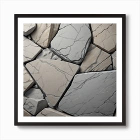 Stone Wall 9 Art Print