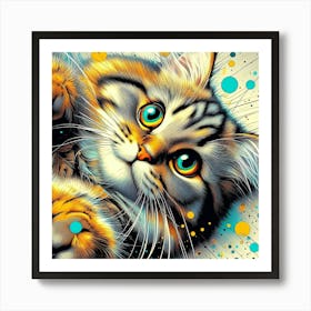 Feline Creative Cat Illustration 67 1 Poster