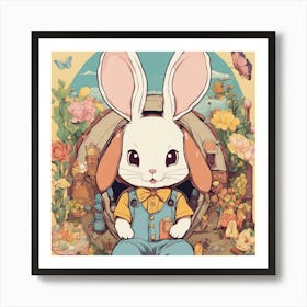 A Cute Bunny Art Print