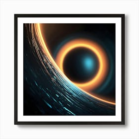 Black Hole Art Print