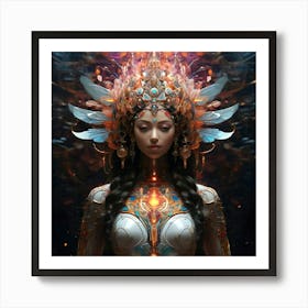 Chinese Goddess Art Print