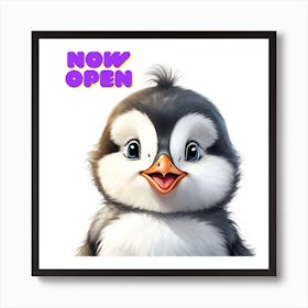 Now Open Art Print