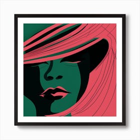 Portrait Of A Woman 59 Art Print