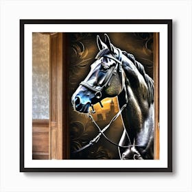 Horse Portrait Art Print