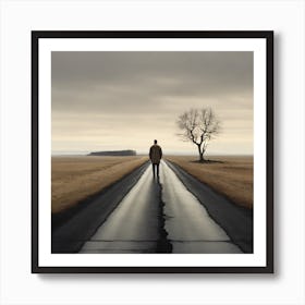 Lonely Road Art Print