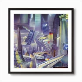 Only Space For Steel And Glass Art Print