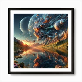 Psychedelic Art 28 Art Print