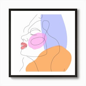 Portrait Of A Woman 5 Art Print