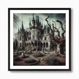 Haunted House Art Print