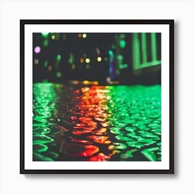 Rainy Night Art Print