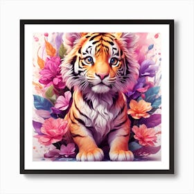 Tiger Cub Art Print