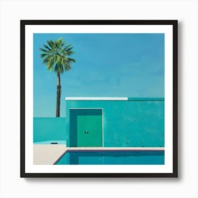 'Blue Pool' Art Print