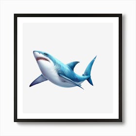 Great White Shark Art Print