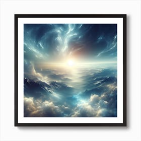 Sky And Clouds Art Print