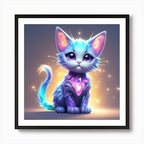 Cute Kitten 11 Art Print