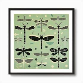 Dragonflies Poster