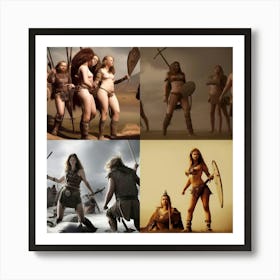 Viking Woman Art Print