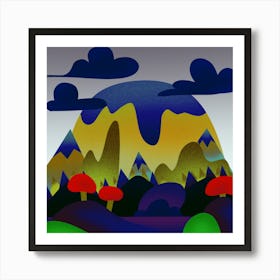 Mountain Art Print