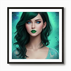 Emerald Dreamer Art Print