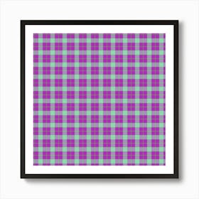 Checkered Fabric 8 Art Print