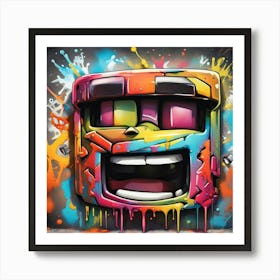 Graffiti Wall Art Art Print