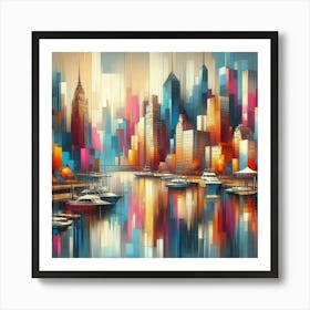 New York City Skyline Canvas Print Art Print